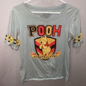 Disney Gray T-Shirt with Bold Red and Yellow Accents